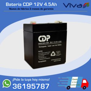 Batería 12V 4.5Ah para UPS 58 watts/hora